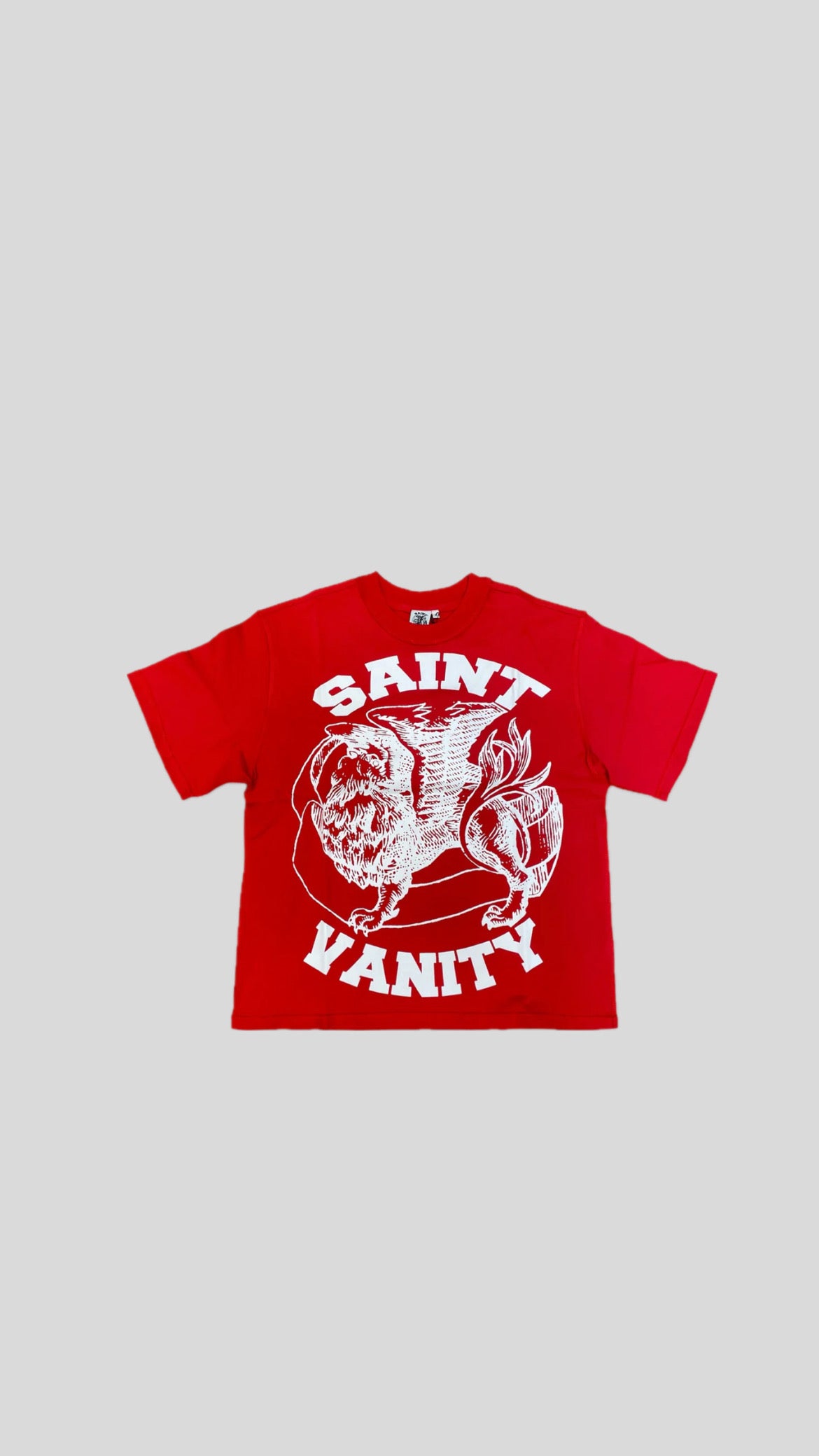 Saint Vanity Griffins Tee Red/White