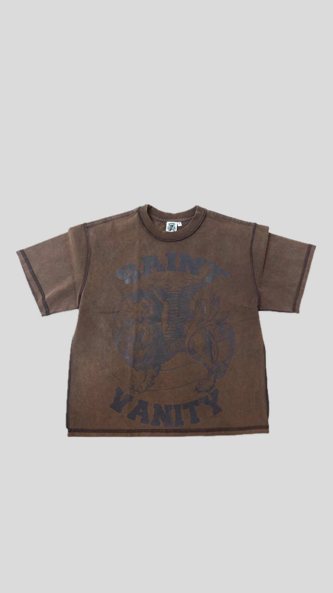 Saint Vanity Griffins Tee Brown