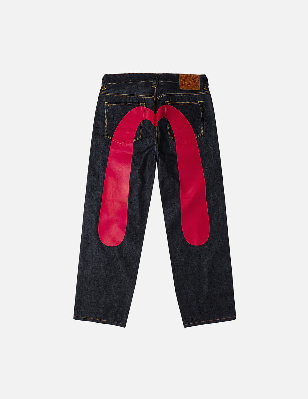 Evisu Red Daicock Print Loose Fit