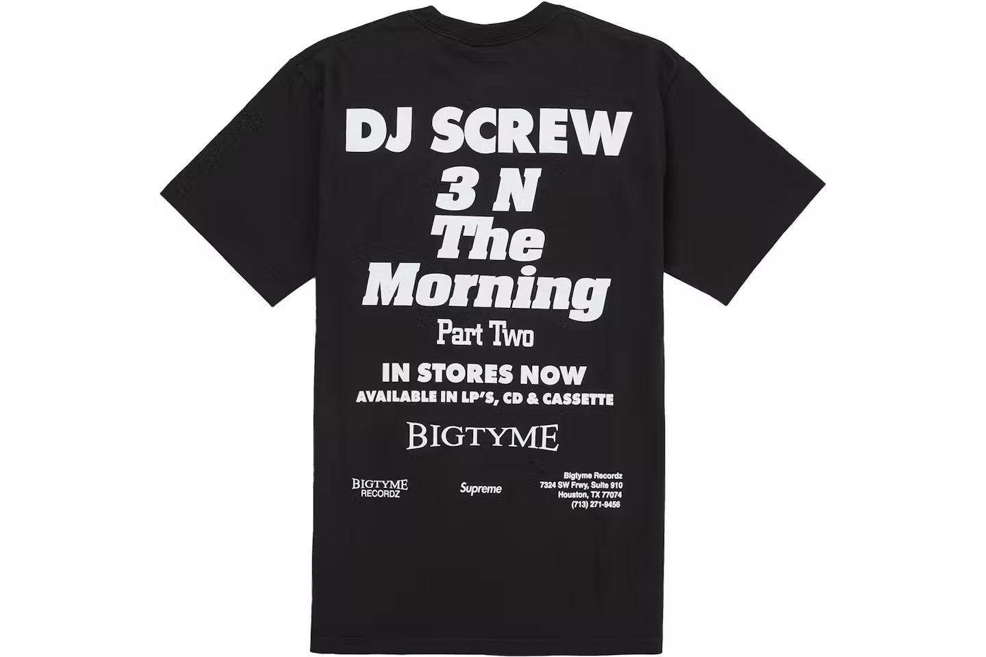 Supreme DJ Screw SUC Tee