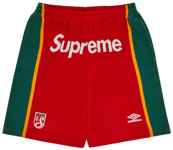 Supreme x Umbro Knit Soccer Short 'Red'