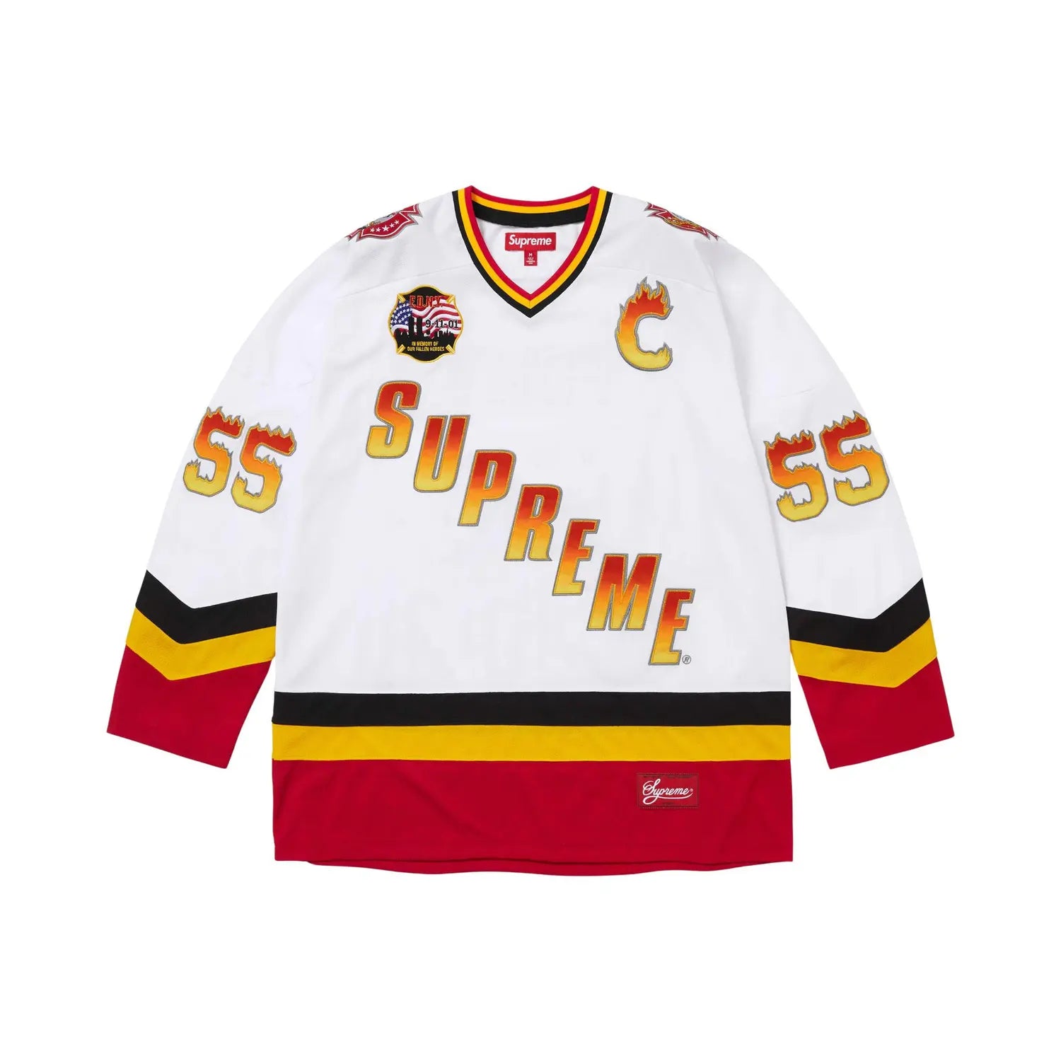 Supreme x Fdny Hockey Jersey 'White'