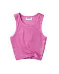 Bubble gum pink vale tank