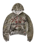 VALE FOREVER VARSITY ZIP UP HOODIE VINTAGE WASHED GREY