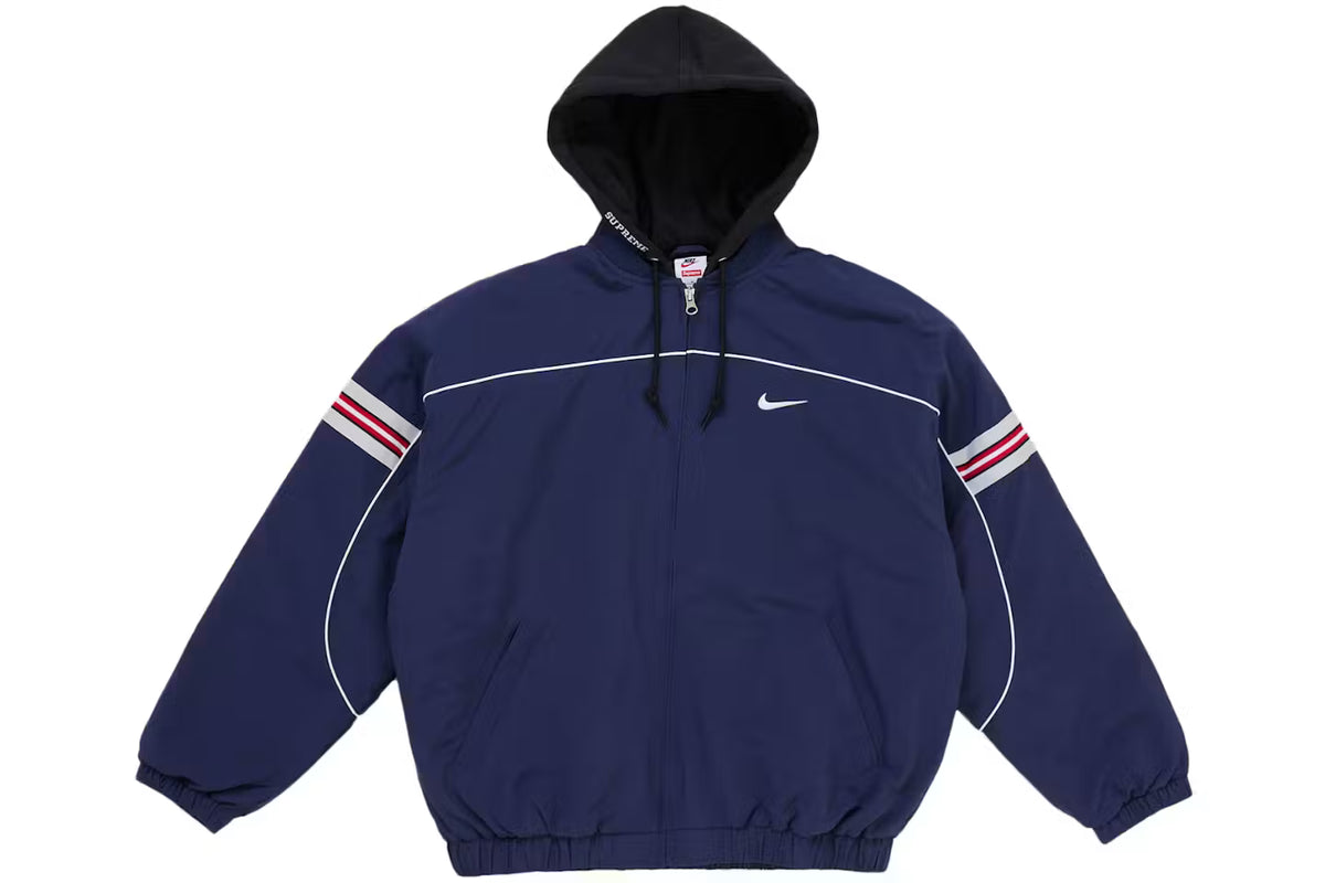 Supreme Nike Nylon Hooded JacketNavy
